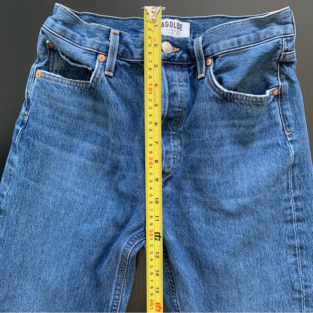 Agolde Cropped Riley Jeans size 26 - Picture 5 of 7